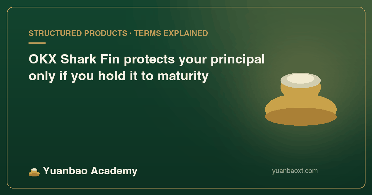 Article cover: OKX Shark Fin protects your principal only if you hold it to maturity